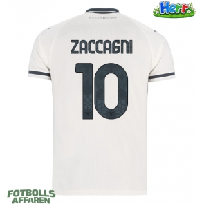 Lazio Mattia Zaccagni #10 Bortatröja 2025-26 Kortärmad